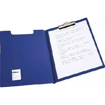 DURABLE κλιπ φάκελος STANDARD, DIN A4, σκούρο μπλε, μαλακό φιλμ με ενίσχυση χαρτονιού 2357-07