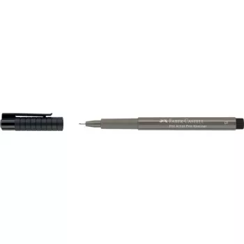 Faber-Castell PITT Artist Pen, Warm Grey IV, πιγμεντοποιημένο μελάνι, μύτη πινέλου, υψηλή αντοχή στο φως, 1 στυλό 167073