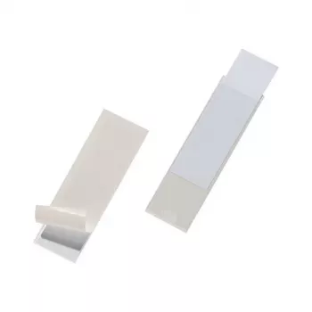 DURABLE POCKETFIX Αυτοκόλλητη θήκη 100x30 mm, Διαφανής, 10/ συσκευασία 807319