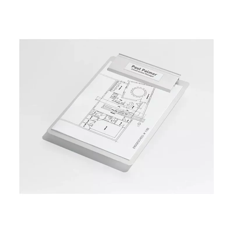 DURABLE POCKETFIX Αυτοκόλλητη θήκη 100x30 mm, Διαφανής, 10/ συσκευασία 807319