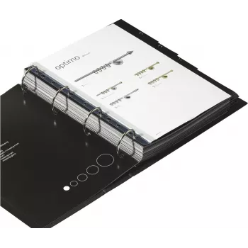 DURABLE A4 Ράβδοι συγκράτησης 3mm με λωρίδα αρχειοθέτησης, συσκευασία 50 τεμ. 290219