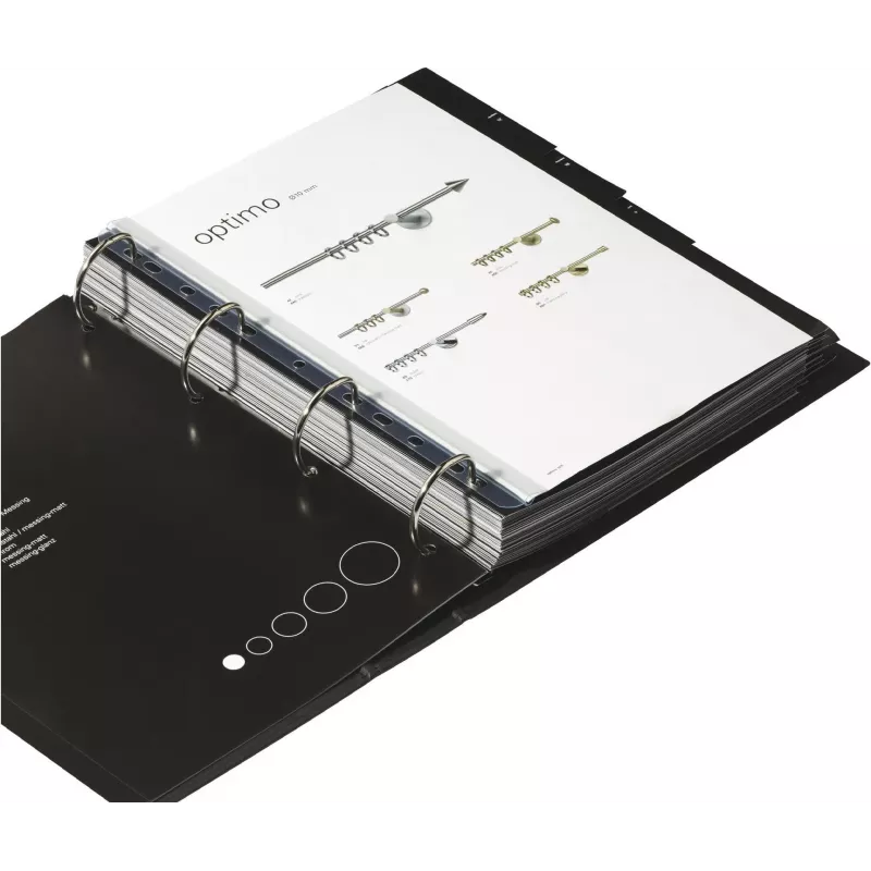 DURABLE A4 Ράβδοι συγκράτησης 3mm με λωρίδα αρχειοθέτησης, συσκευασία 50 τεμ. 290219
