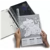DURABLE A4 Ράβδοι συγκράτησης 3mm με λωρίδα αρχειοθέτησης, συσκευασία 50 τεμ. 290219