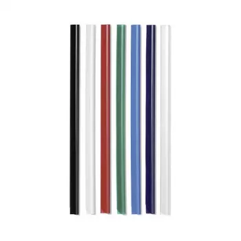 DURABLE Ράβδοι συγκράτησης A4 6 mm, συσκευασία 50 τεμ., Μαύρες 293101