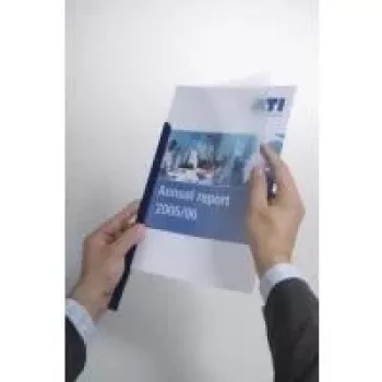 DURABLE A4 Ράβδοι συγκράτησης-δεσίματος, χωρητικότητα 100 φύλλων, διαφανές PP, συσκευασία 50 τεμ. 293919