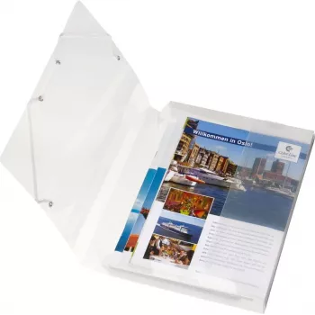 HERLITZ Κουτί εγγράφων DIN A4, πολυπροπυλένιο, Διαφανές, ράχη 40 mm, 250 x 40 x 330 mm 1948678
