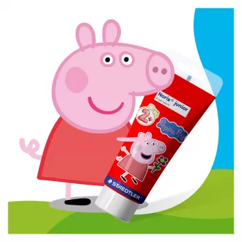 STAEDTLER Noris junior Peppa Pig Πλαστικά χρώματα δακτύλων, 4 x 150 ml, από 2 ετών 8814 L1