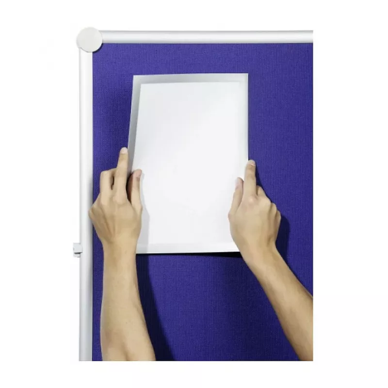 DURABLE DURAFRAME GRIP A4 πλαίσιο πληροφοριών, αυτοκόλλητο, μαύρο, 1 τεμ. 496823