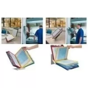 DURABLE VARIO PRO 10 A4 σύστημα επιτραπέζιας προβολής, 10 πλάκες, γκρι/μαύρο 557900