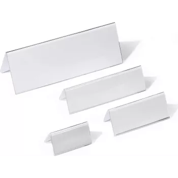 DURABLE βάση επιτραπέζιας πινακίδας ονόματος 61/122x210 mm ακρυλική 10 τεμ. 803419