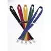DURABLE Textil-Lanyard 20 με καραμπίνερ, κόκκινο, 10 τεμ. (813703)