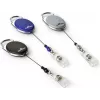 DURABLE Jojo STYLE θήκη ταυτότητας με θηλιά snap-button, 80 cm νάιλον κορδόνι, μαύρο, συσκευασία 10 τεμ. 832410