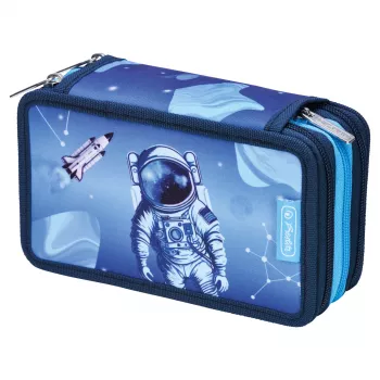 Herlitz TriCase Cosmic Explorer κασετίνα 31 τεμ., πολυεστέρας, 3 θήκες, 3 φερμουάρ 400197093