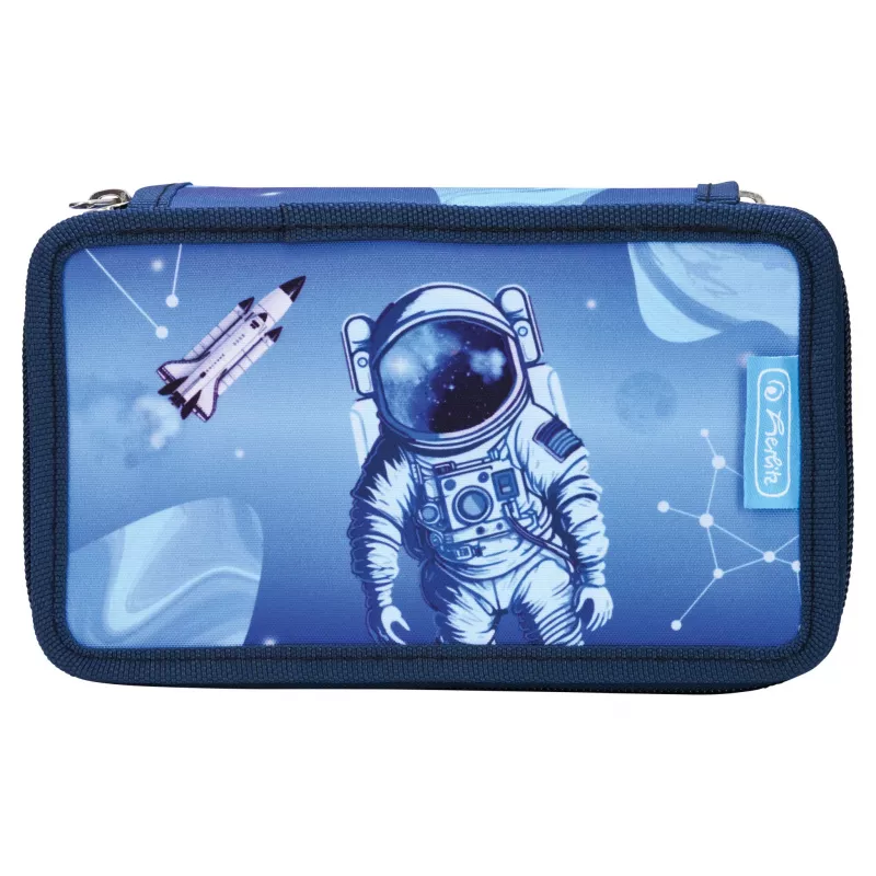 Herlitz TriCase Cosmic Explorer κασετίνα 31 τεμ., πολυεστέρας, 3 θήκες, 3 φερμουάρ 400197093