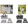SIGEL BAB02 Desk Sharing Bag Basic L, σκούρο γκρι, σετ 5 τεμ.
