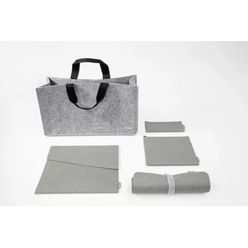 SIGEL BAB01 Desk Sharing Bag Basic L, ανοιχτό γκρι, δέσμη 5 τεμ.