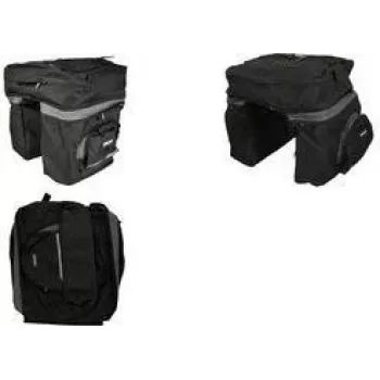 FISCHER Τσάντα ποδηλάτου μαύρη 17L 86245:FISCHER