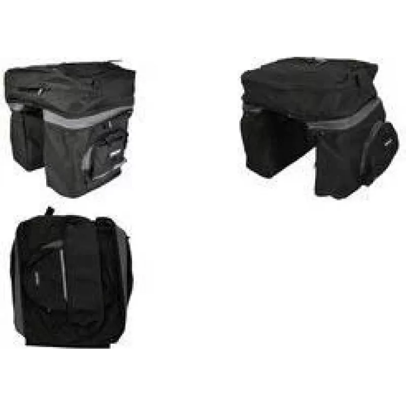 FISCHER Τσάντα ποδηλάτου μαύρη 17L 86245:FISCHER