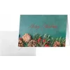 SIGEL DS642 Green Christmas A6 οριζόντια κάρτα, 250 g/m² λευκό χαρτόνι, Inkjet/Laser/Φωτοαντιγραφικό, 5 κάρτες με φακέλους