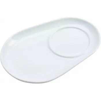 Ritzenhoff & Breker BIANCO Οβάλ πορσελάνινα υποθέματα, 125 x 180 x 20 mm, λευκό, 6 τεμ. 425895