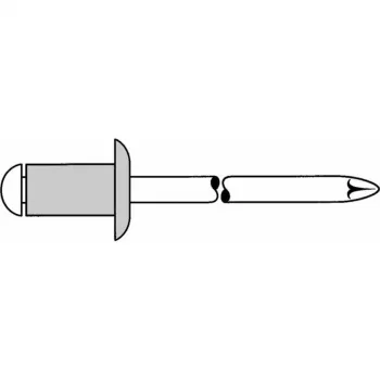 Gesipa Τυφλό πριτσίνι Al/St 4x16mm Standard KS 10,5-12,5mm (συσκευασία 500 τεμ.) 1454030