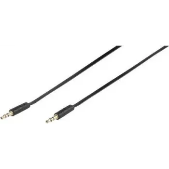 Vivanco 46/10 03FG Καλώδιο σύνδεσης ήχου 3,5mm jack σε 3,5mm jack 0,3m μαύρο 46130