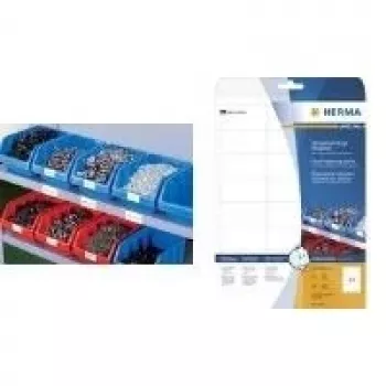 HERMA Special Outdoor Αδιάβροχες αυτοκόλλητες ετικέτες από φιλμ ματ λευκό 37 x 13 mm 2125 ετικέτες (25 φύλλα x 85) 8337