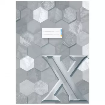 HERMA Heftschoner X Εξώφυλλο τετραδίου, DIN A4, γκρι, 10 τεμ. 20090