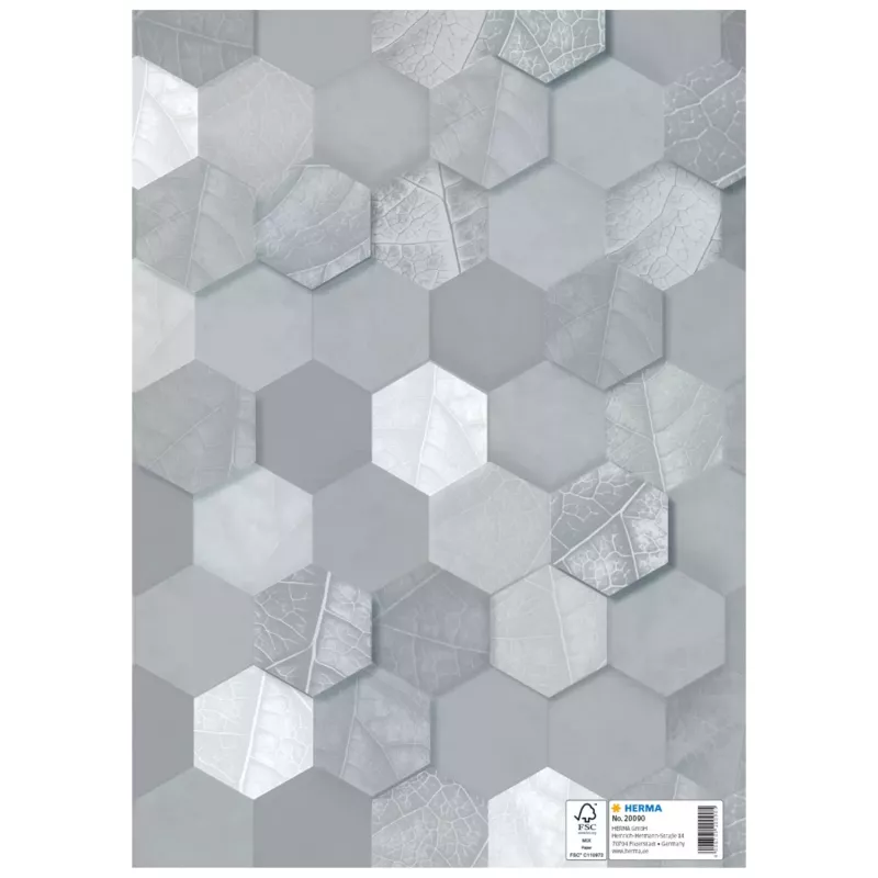 HERMA Heftschoner X Εξώφυλλο τετραδίου, DIN A4, γκρι, 10 τεμ. 20090