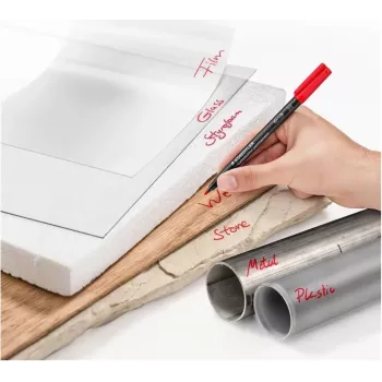 Staedtler Lumocolor Σετ μαρκαδόρων Permanent 317 C14 - 14 διαφορετικά χρώματα, λεπτή μύτη 0,6 mm