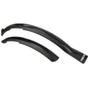 FISCHER Σετ λασπωτήρων ποδηλάτου 26-29 ίντσες (66,04 - 73,66 cm) Ανθεκτικό πλαστικό με πλευρική ενίσχυση 30763