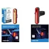 FISCHER FAHRRAD LED πίσω φως ποδηλάτου, επαναφορτιζόμενο, μαύρο/κόκκινο 50089:FISCHER