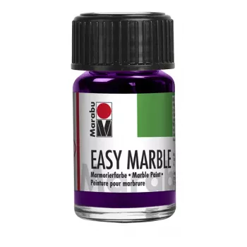 Marabu χρώμα μαρμαρώματος Easy Marble, 15 ml, αμέθυστος 081, γρήγορο στέγνωμα, για μαρμάρωση με βύθιση 13050039081