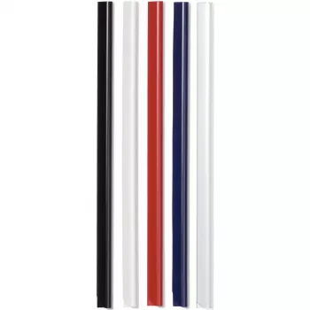DURABLE Ράγες συγκράτησης A4 3 mm, συσκευασία 50 τεμ., μαύρο 293001
