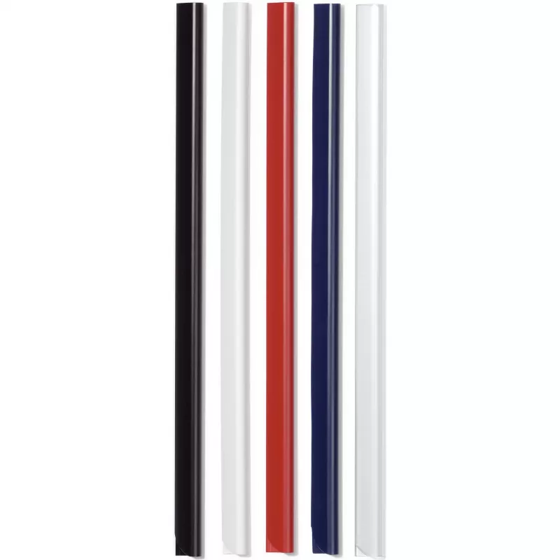 DURABLE Ράγες συγκράτησης A4 3 mm, συσκευασία 50 τεμ., μαύρο 293001