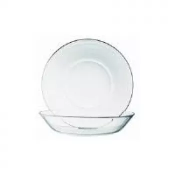 Esmeyer Cosmos Πιάτο γλυκού από σκληρό γυαλί 140 mm, σετ 12 τεμ. (410-007)
