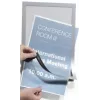 DURABLE DURAFRAME A6 Αυτοκόλλητο πλαίσιο πληροφοριών, Ασημί, συσκευασία 2 τεμ.