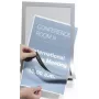 DURABLE DURAFRAME A6 Αυτοκόλλητο πλαίσιο πληροφοριών, Ασημί, συσκευασία 2 τεμ.