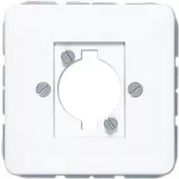 JUNG CD 568 WW Κάλυμμα για συνδετήρα XLR (Σειρά P), Duroplast, Σειρά CD, λευκό αλπικό