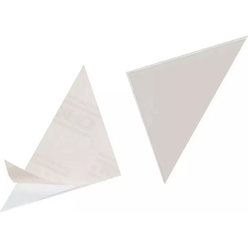 DURABLE CORNERFIX® Αυτοκόλλητες τριγωνικές θήκες 75x75 mm, Διαφανείς, 100 τεμ. 828119