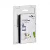 DURABLE Θήκη ταυτότητας 90x54 mm με συνδυαστικό κλιπ, Διαφανής, 5 τεμ. (861019)