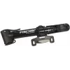 FISCHER μίνι ποδηλατική τρόμπα με λαβή T, μαύρη, εναλλασσόμενη υψηλή πίεση/υψηλός όγκος, τηλεσκοπική - 1 τεμ. (85581)