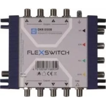 WISI FLEXSWITCH DXR0508 Multiswitch 5 σε 8 τροφοδοτούμενο από δέκτη παθητικά cascadable