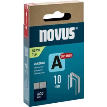 Novus Type 53 Λεπτόσυρμα συνδετήρες A 10 mm Superhart γαλβανισμένος χάλυβας 800 τεμ. 042-0778