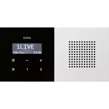 Gira 2280 112 Προσωπικός αναλογικός σταθμός διαμερίσματος μαύρο