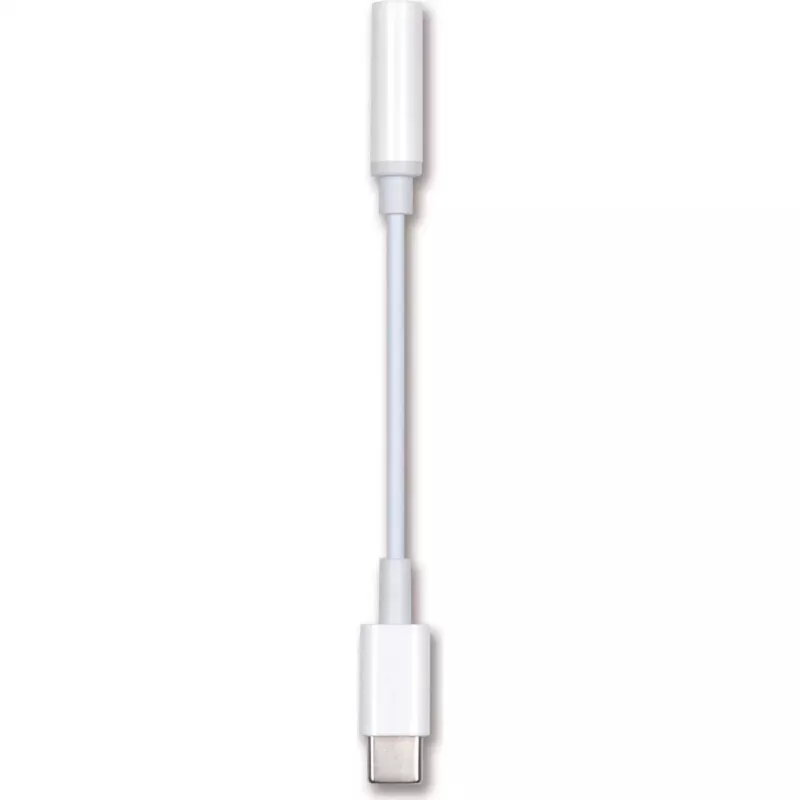 2GO 797008 Καλώδιο προσαρμογέα USB-C σε 3,5 mm ήχου, 0,1 m, λευκό