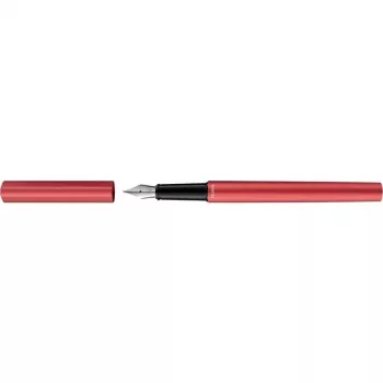 Pelikan Ineo Elements Στυλό διαρκείας, κόκκινο φωτιάς, ματ ελαφρώς ανοδιωμένο μέταλλο, γυαλισμένη ακίδα ανοξείδωτου χάλυβα M, 1 τεμ. (300009909)
