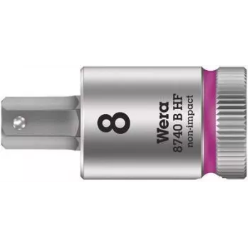 Wera Zyklop 8740 B HF 3/8 inch Hex Socket, 8 mm, with Holding Function 05003039001