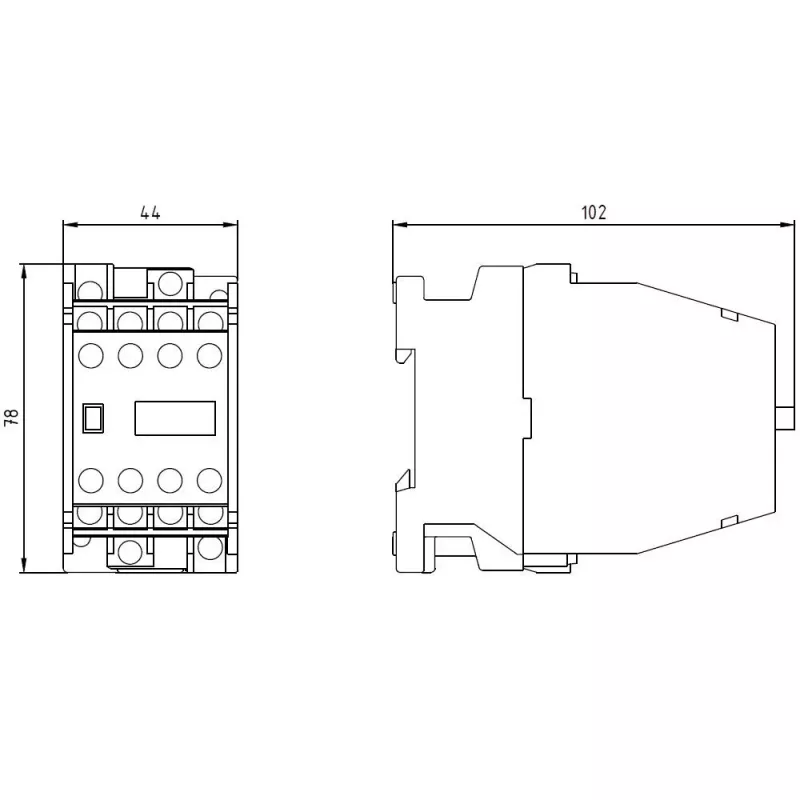 SIEMENS βοηθητικός επαφέας 62E 6NO+2NC AC230V 3TH4262-0A (3TH42620AP0)