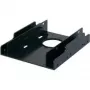 RENKFORCE HDA-252P 3,5 ίντσες σε 2x 2,5 ίντσες πλαίσιο τοποθέτησης HDD/SSD, μέταλλο, μαύρο